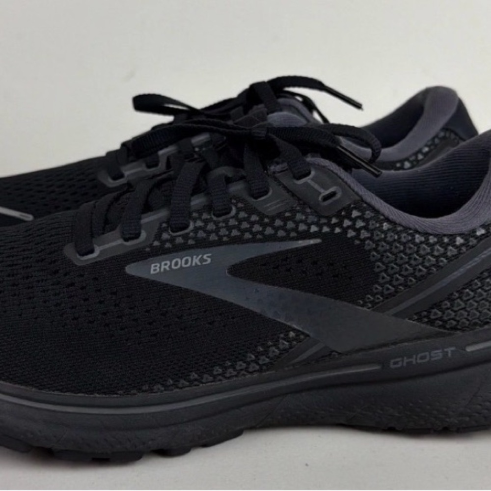 Brooks Ghost Black and Gray Running Shoes